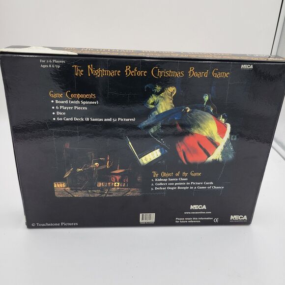Tim Burton's The Nightmare Before Christmas Board Game Opened New - Picture 3 of 16